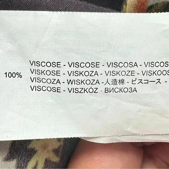 Some Days Lovin Botanic Floral Print Swing Dress Brown Sz S - Picture 10 of 14